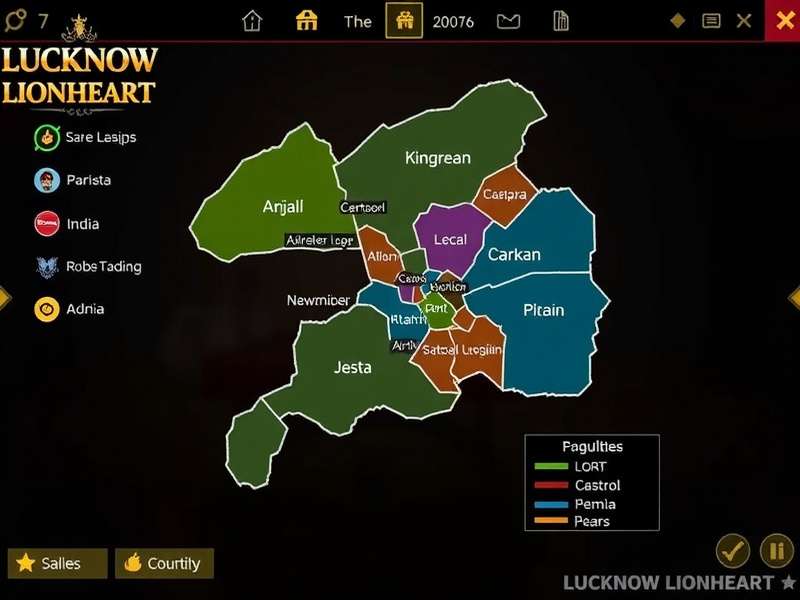 Lucknow Lionheart Regional Popularity Map